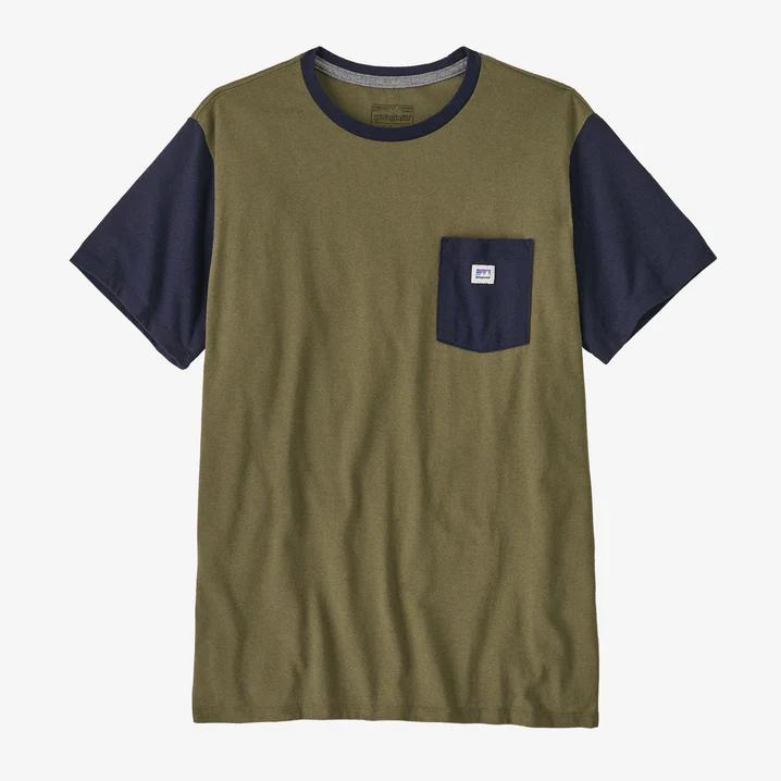 Polera Unisex Shop Sticker Pocket Responsibili-Tee