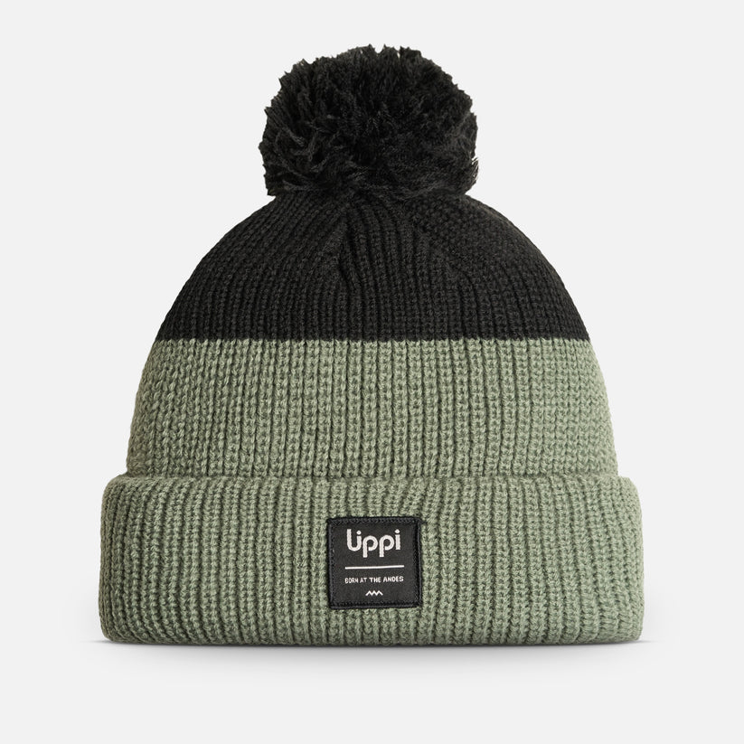 Miniatura Gorros Unisex Fly Line Pom Blend-Pro Beanie - Color: Verde