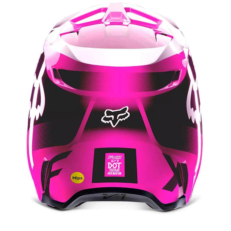 Miniatura Casco Moto V1 Leed  - Color: Rosado