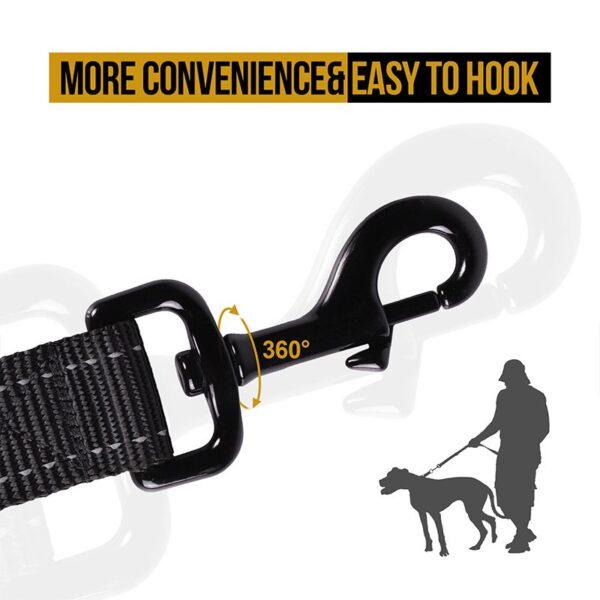 Miniatura Correa de Perro One Tigris Leash 16 - Color: Negro