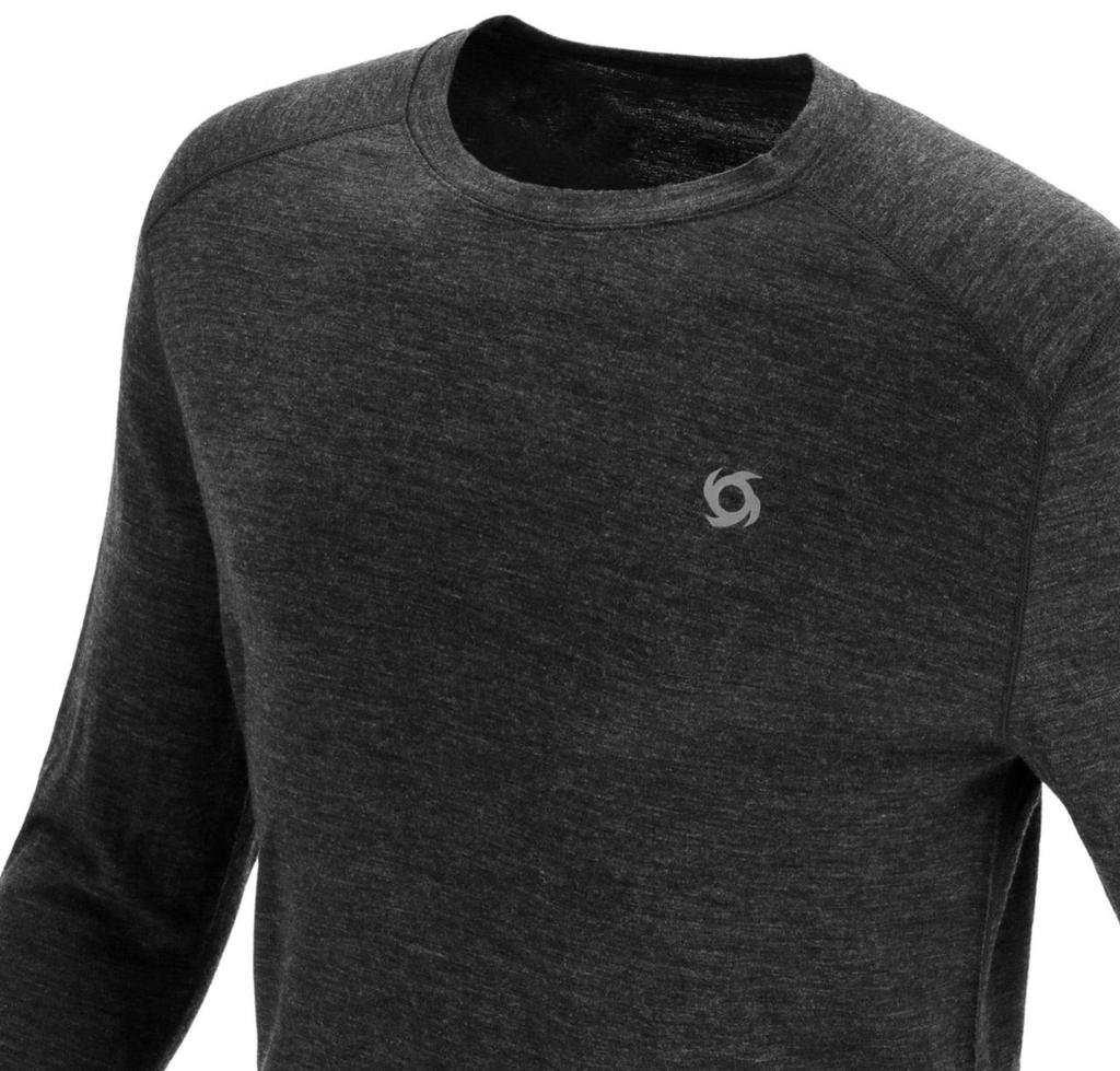Miniatura Camiseta Primera Capa Snowfall Hombre - Color: GRIS OSCURO
