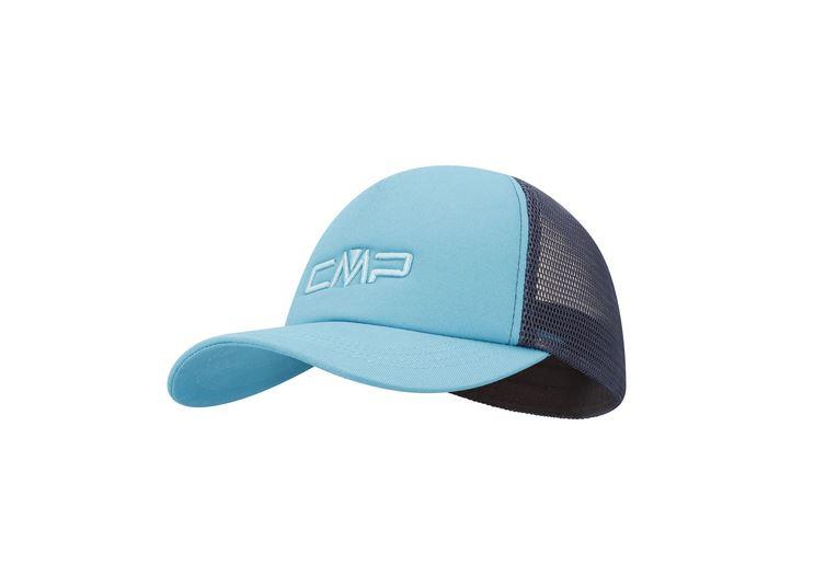 Miniatura Jockey Unisex Con Logo Y Malla - Color: Celeste/Azul