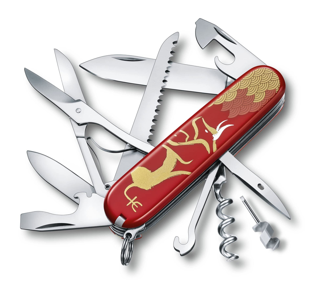 Navaja huntsman 91 mm 16 Fun Año del Buey - Color: Rojo