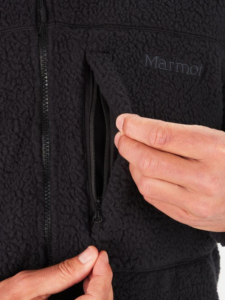 Miniatura Polar Hombre Aros Fleece Jacket - Color: Negro