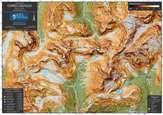 Mapa Cerro Castillo