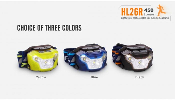 Miniatura Linterna Frontal Fenix HL26R / 450 Lumenes