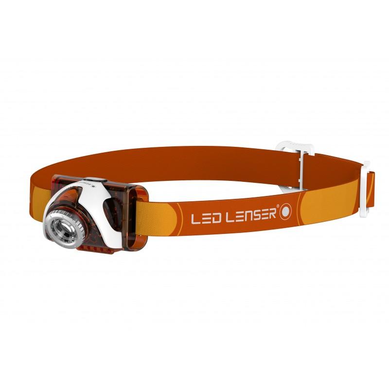 Linterna Frontal Seo 3 Naranjo / 100 Lúmenes