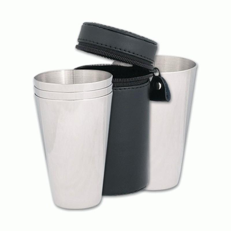 Set Vasos Acero