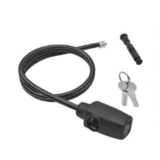 Cable se seguridad + candado PB cubo