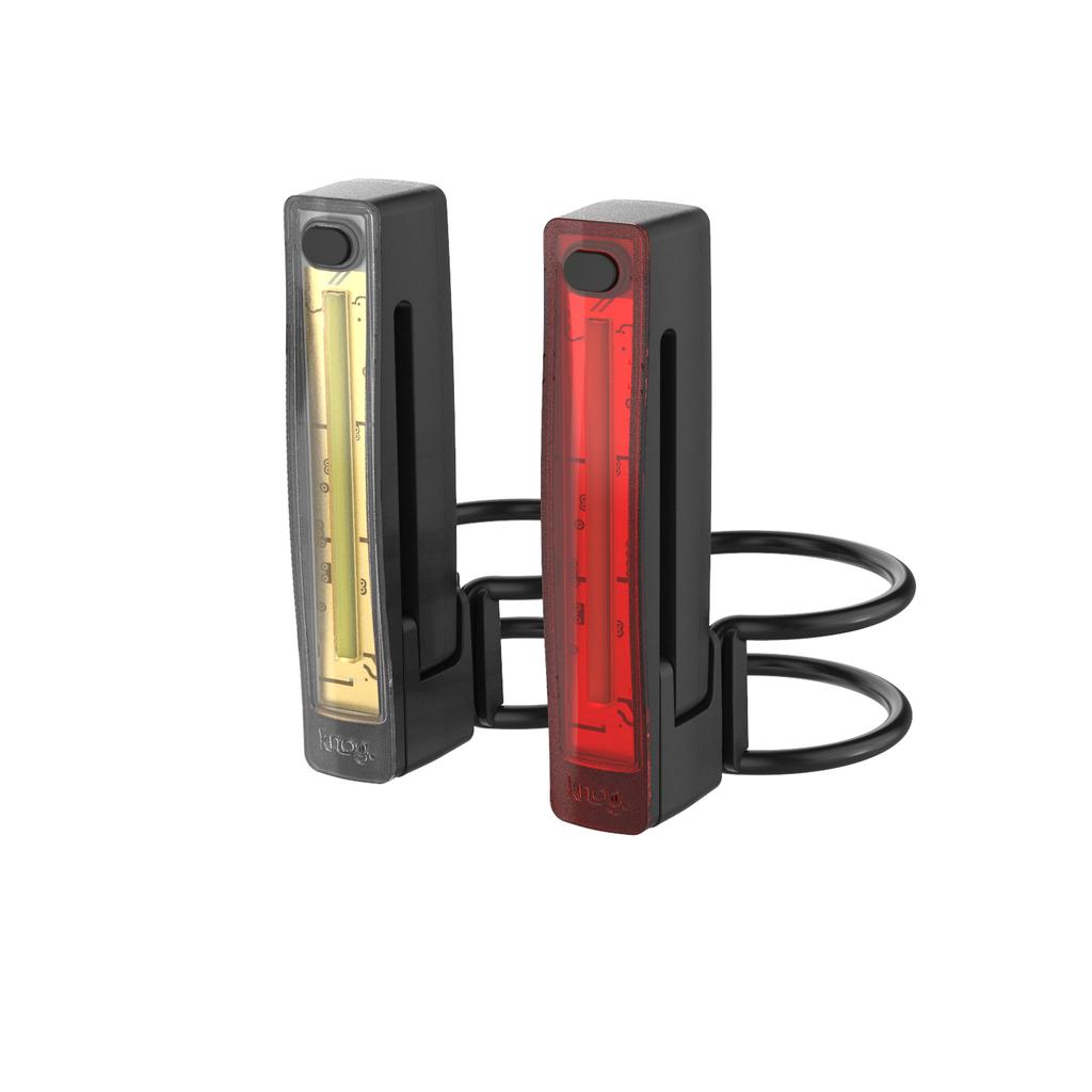 Luz Blinder Plus Black-Twinpack / 40 Lumenes D.-20 Lumenes T. - USB