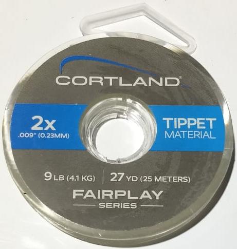 Tippet pecas con mosca fairplay 2X 27 yd