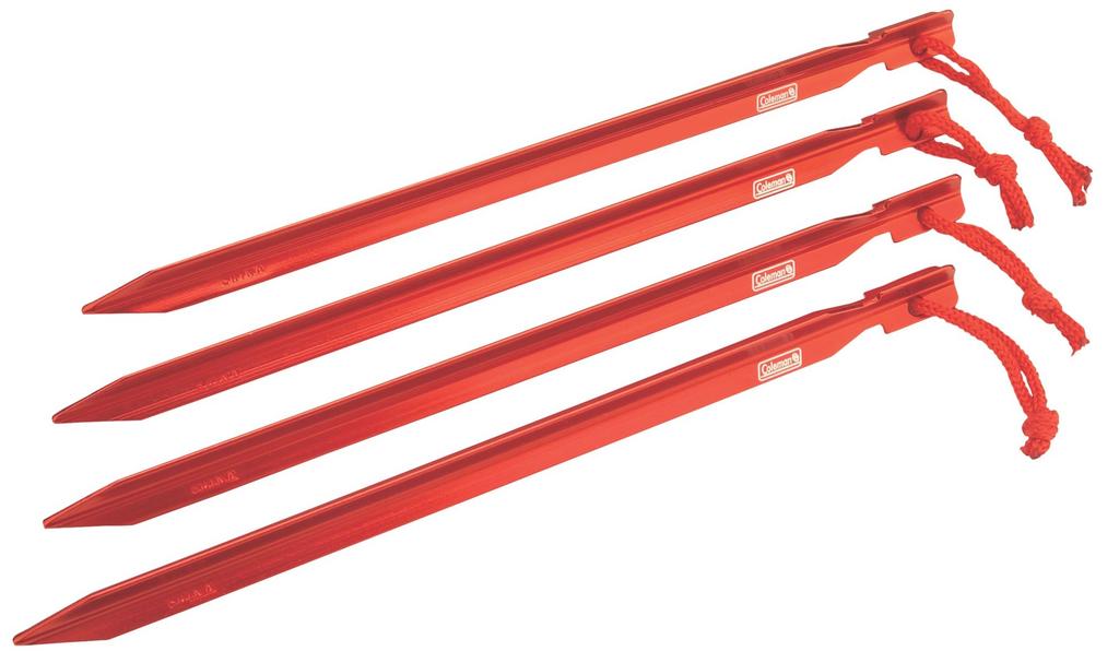 Estacas Tent Stakes Alum Red 9 C006