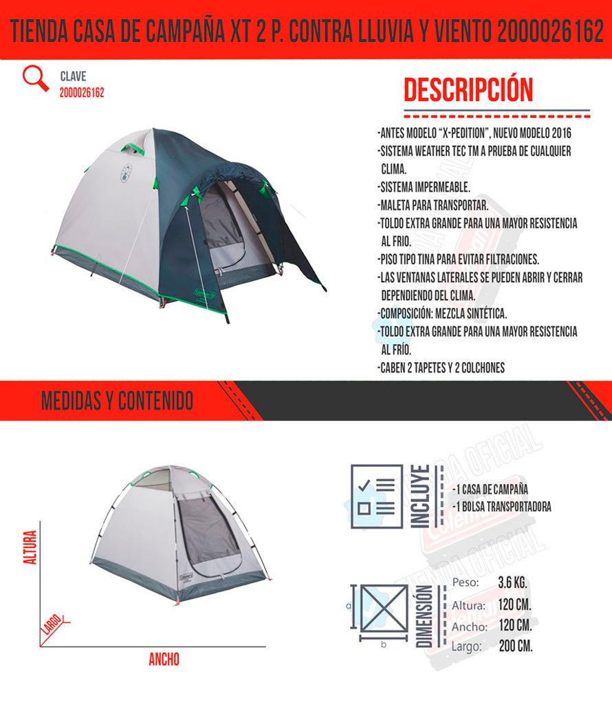 Carpa Tent Dome XT 2p Latam