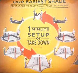 Toldo Shelter 10X10 Instant Screen House