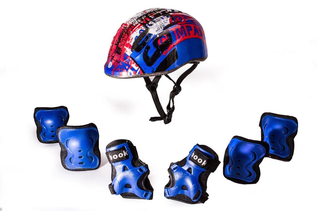 Set de Protecciones y Casco Niño Incluye Muñequera