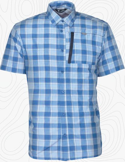 Camisa Check Manga Corta Hombre