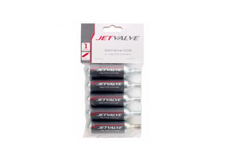 5 Cilindro de CO2 de 16 g Jetvalve Weldtite