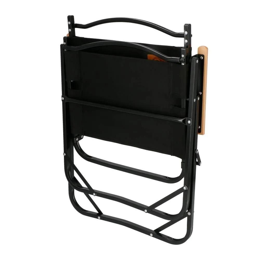 Silla Plegable Modelo Woody - Color: Negro