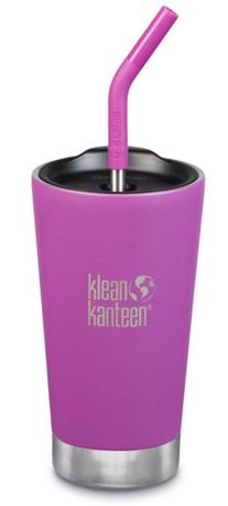 Vaso Termico Acero Inoxidable 473ml 4x Con Tapa y Bombilla