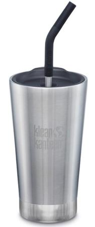 Miniatura Vaso Termico Acero Inoxidable 473ml 4x Con Tapa y Bombilla