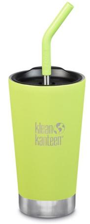 Vaso Termico Acero Inoxidable 473ml 4x Con Tapa y Bombilla