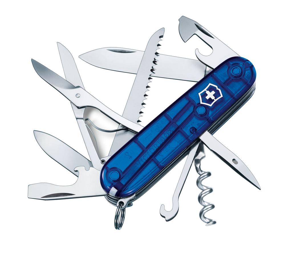 Cortaplumas Huntsman Azul Trans. 1.3713.T2