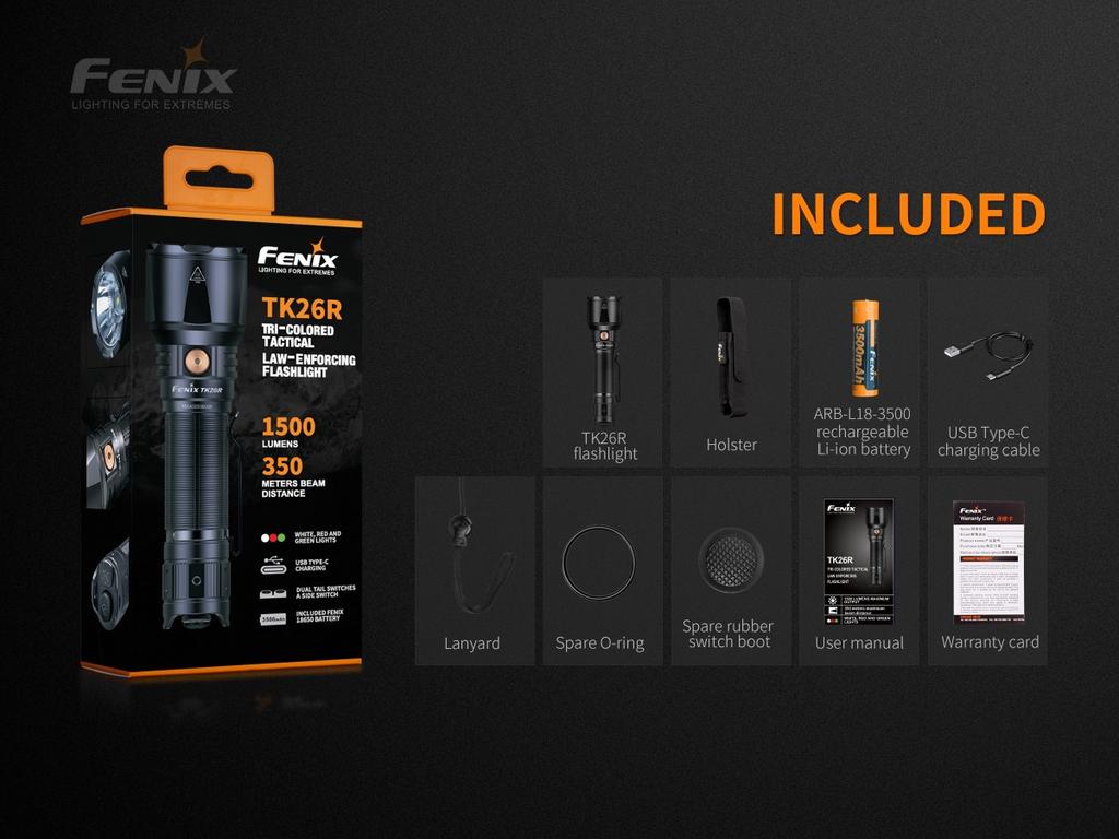 Linterna TK26R / 1500 Lúmenes