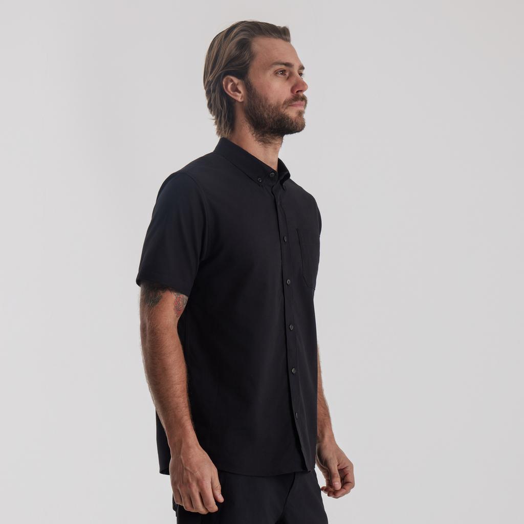 Camisa Scholar Stretch - Color: Negro