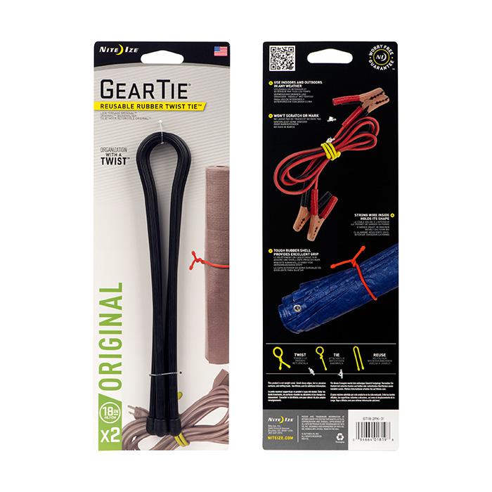 Amarra De Goma Gear Tie 2 pack