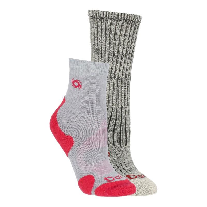Pack 2 Pares De Calcetines Trekker Mujer