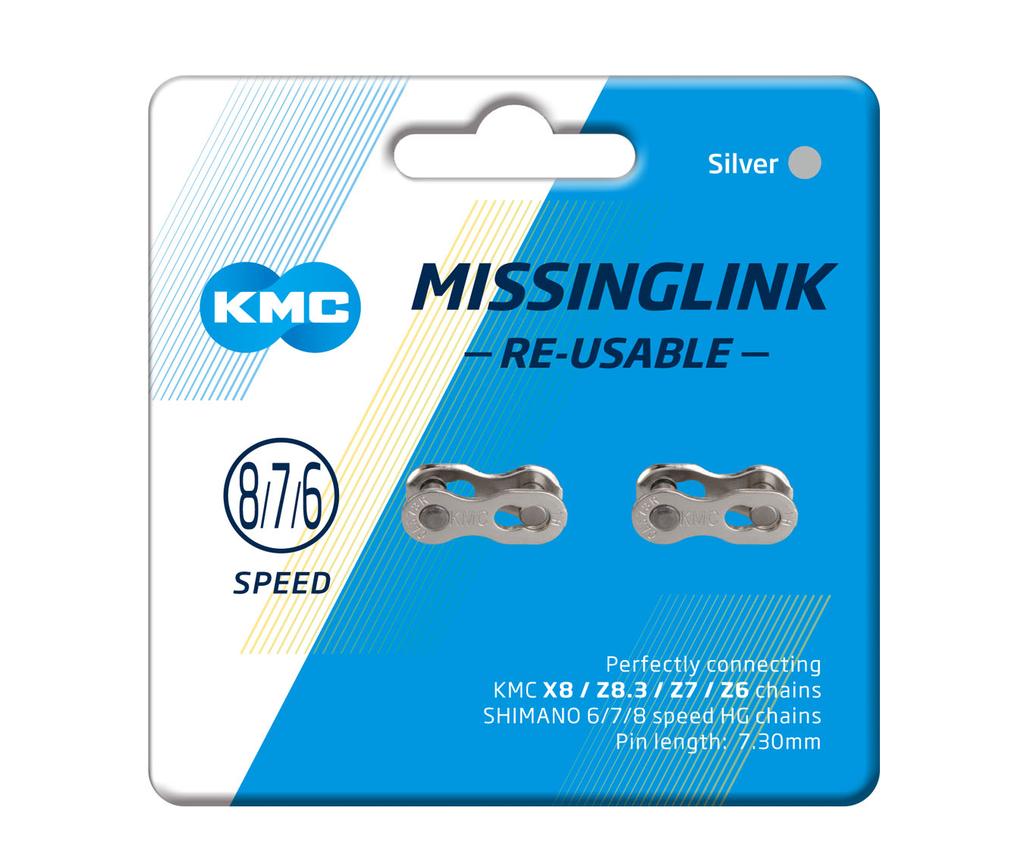 Conexión de Cadena CL573R 6/7/8 Plata 2p
