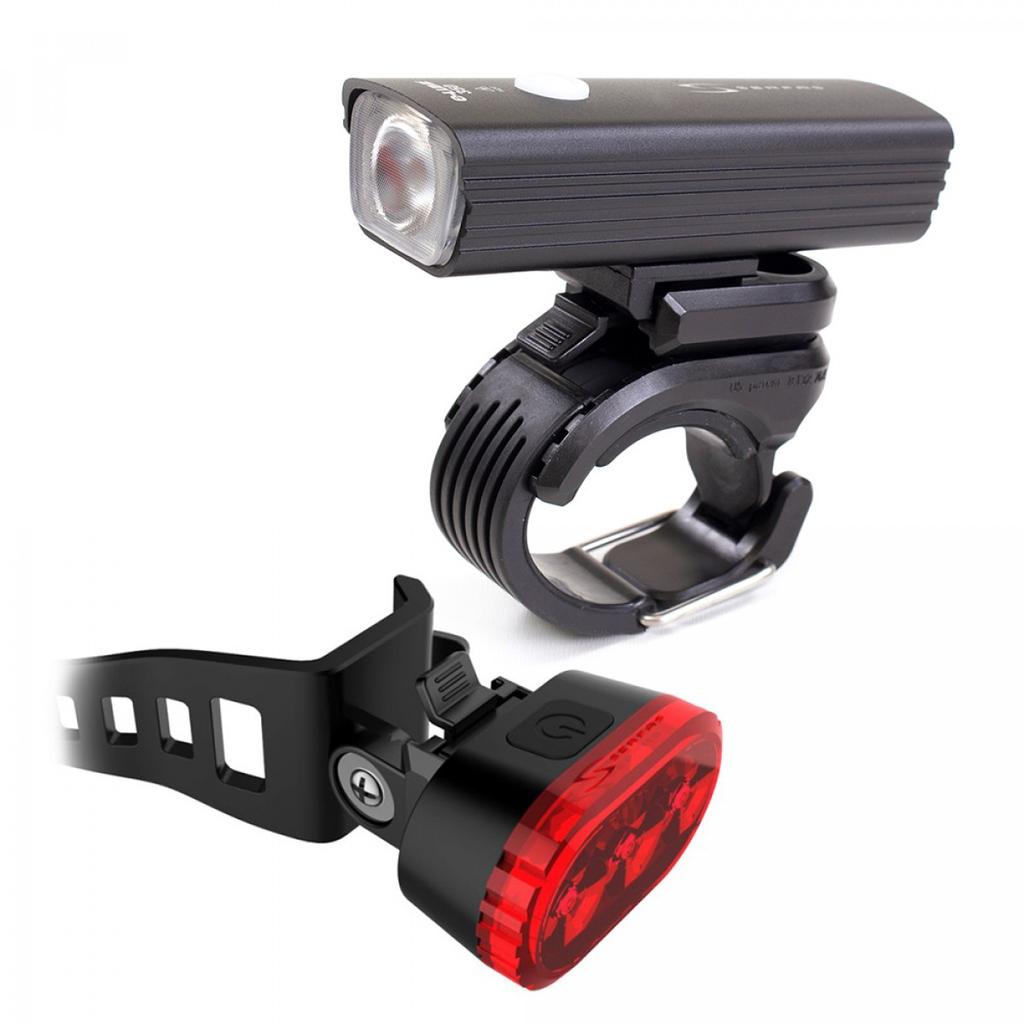 Set De Luz Delantera 350 Lumens y Trasera De  15 Lumens Carga Usb