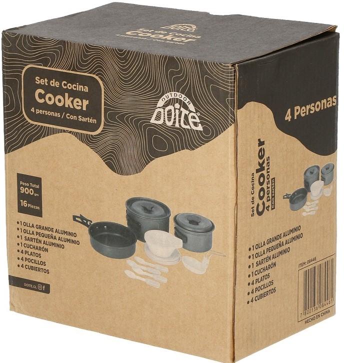 Set De Cocina Cooker 4/P Con Sarten