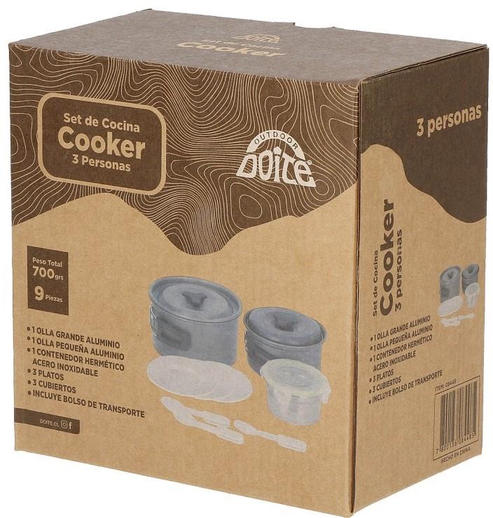 Set De Cocina Cooker 3/P