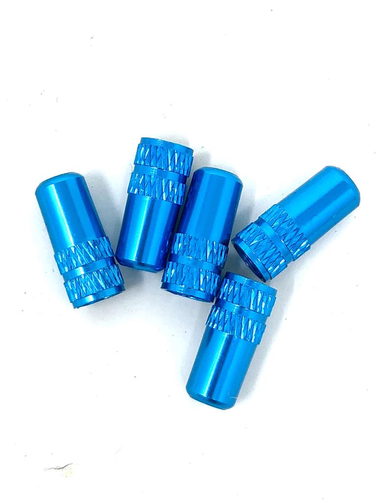 Set Tapa Aluminio Valv Rm 5PCS - Color: Blue