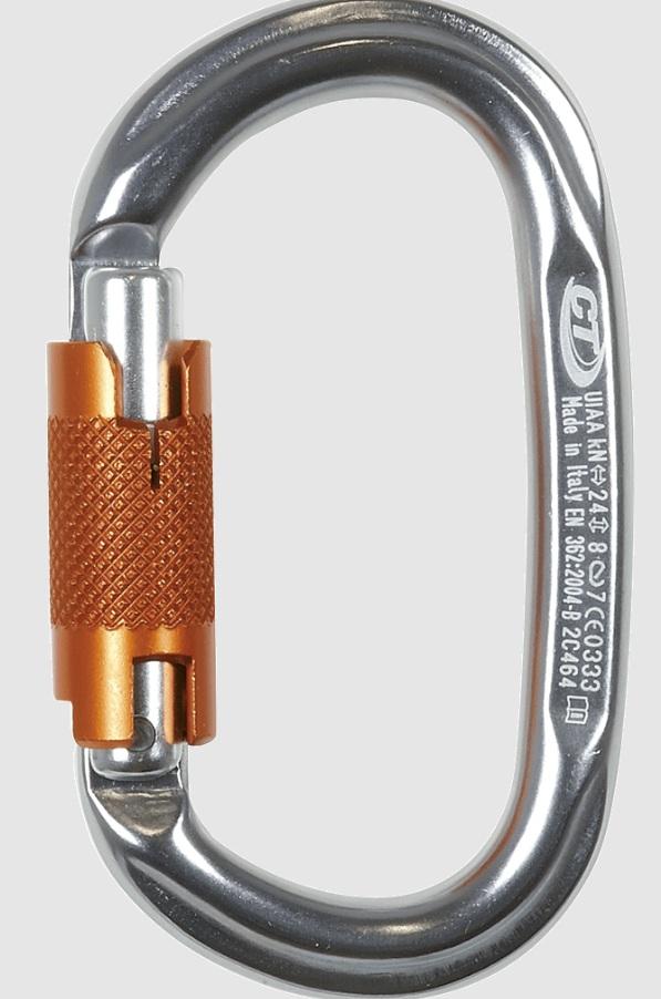 Mosquetón Aluminio Oval 2 Tiempos 24kN Pillar Wg