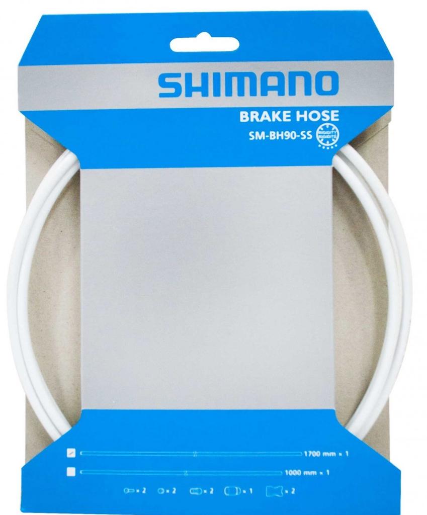 Cable Freno Hidráulico Trasero Shimano Sm-Bh90-Ss Blanco 1700mm