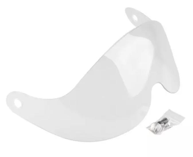Visor De Casco Corto Transparente