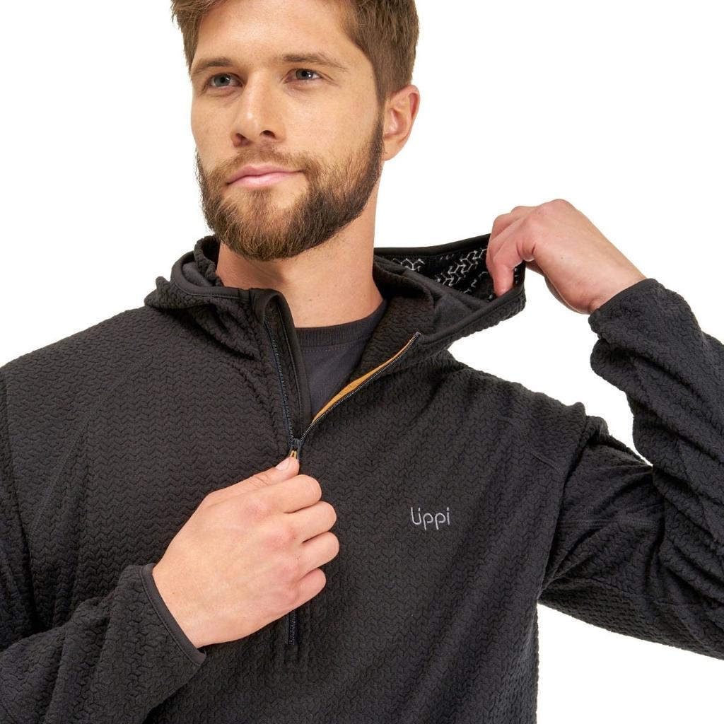 Miniatura Poleron Hombre Jacaranda Nano-F 1/4 Zip Hoody I21