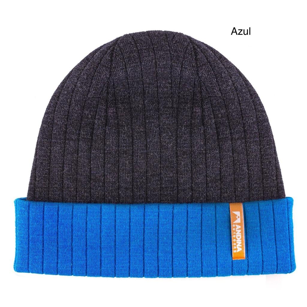 Miniatura Gorro Sereno Reversible Alpaca Premium Merino y Bambú