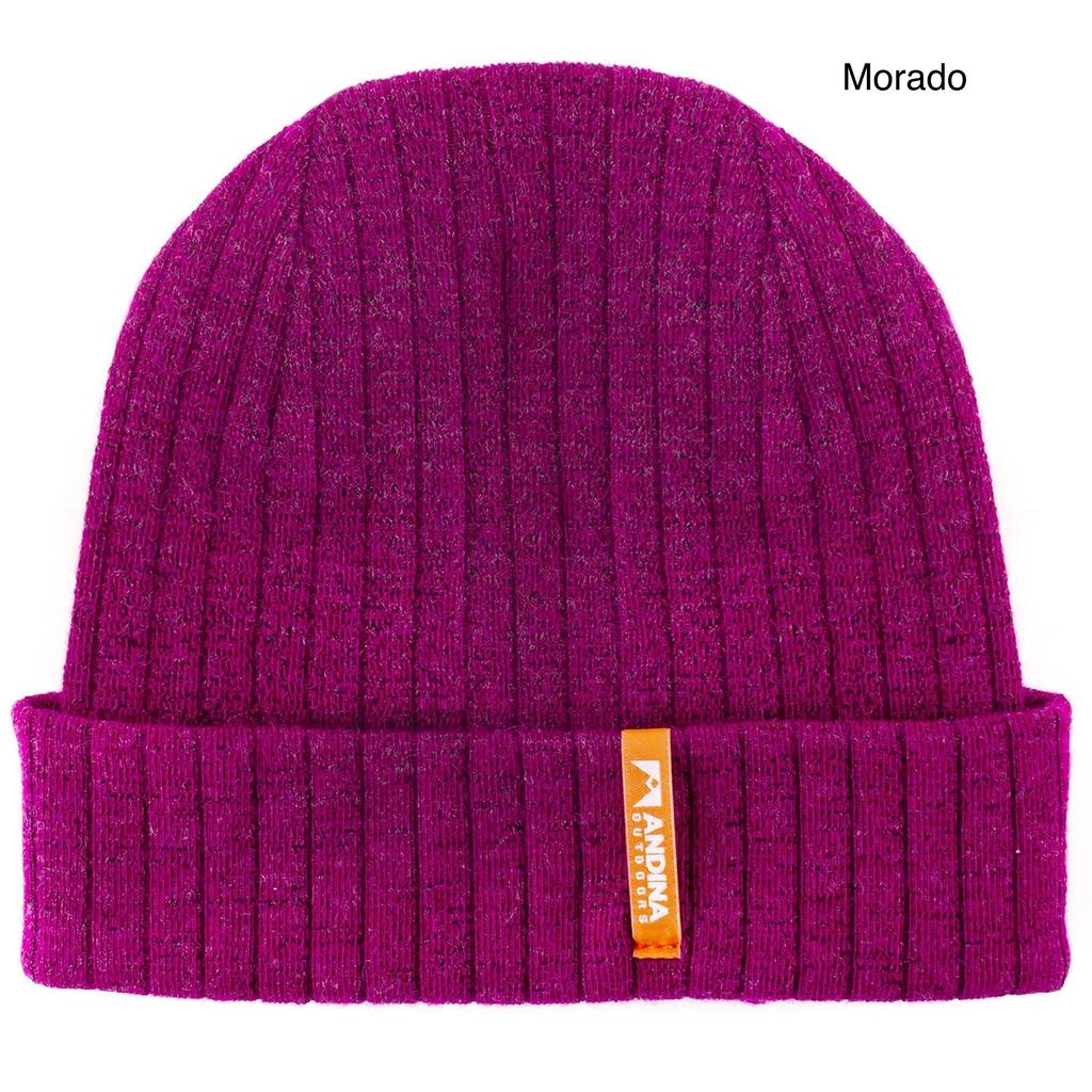 Miniatura Gorro Sereno Reversible Alpaca Premium Merino y Bambú