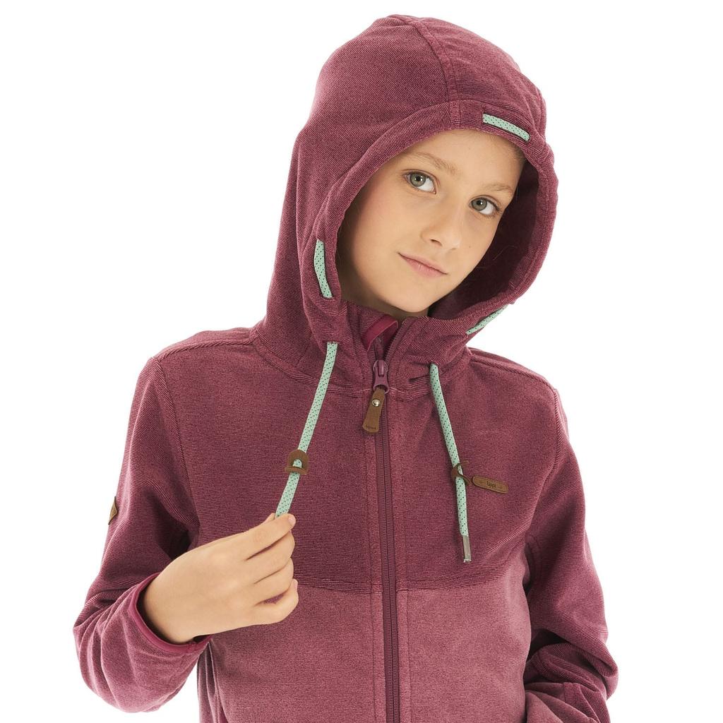 Miniatura Poleron Niña Stripes Nano-F Full Zip I21