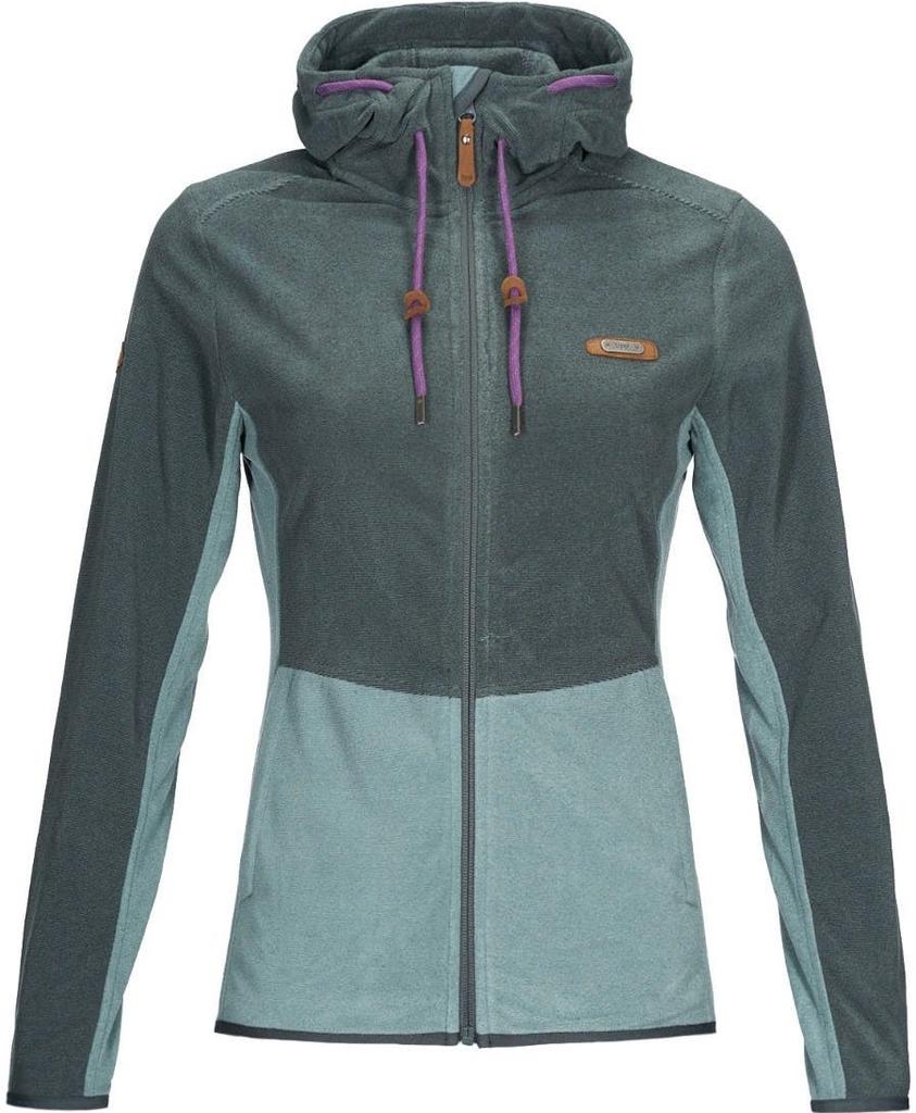 Poleron Mujer Stripes Nano-F Full Zip Hoody I21