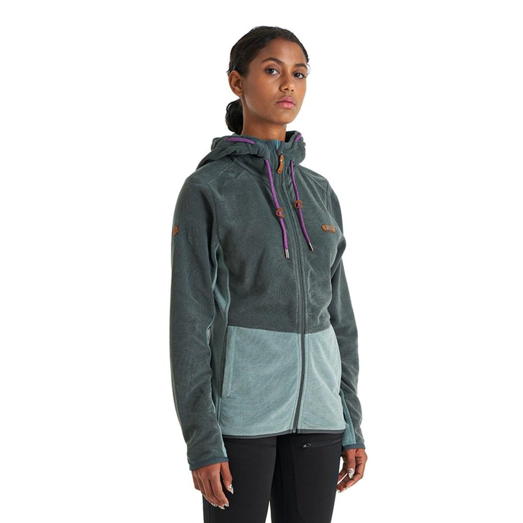 Poleron Mujer Stripes Nano-F Full Zip Hoody I21