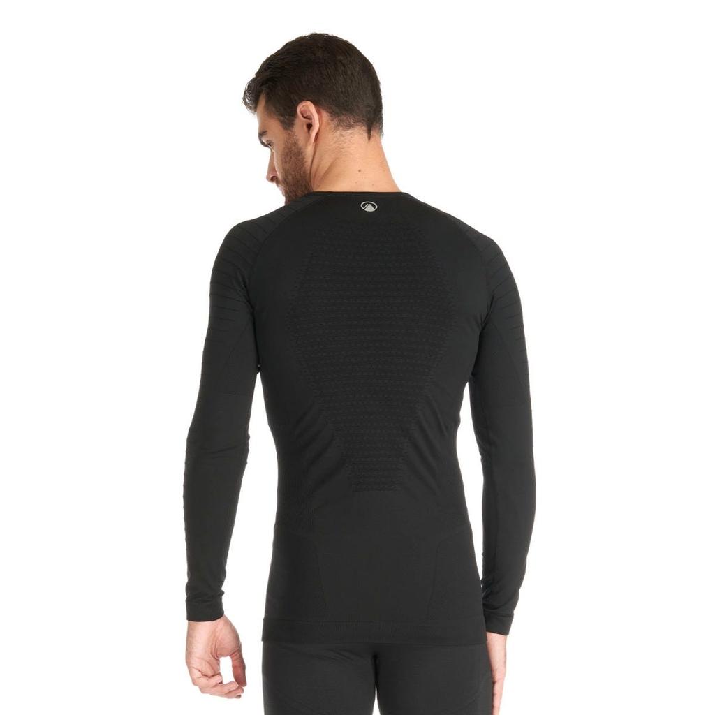 Miniatura Primera Capa Hombre Skintec 2000 Seamless Top I21 - Color: Negro