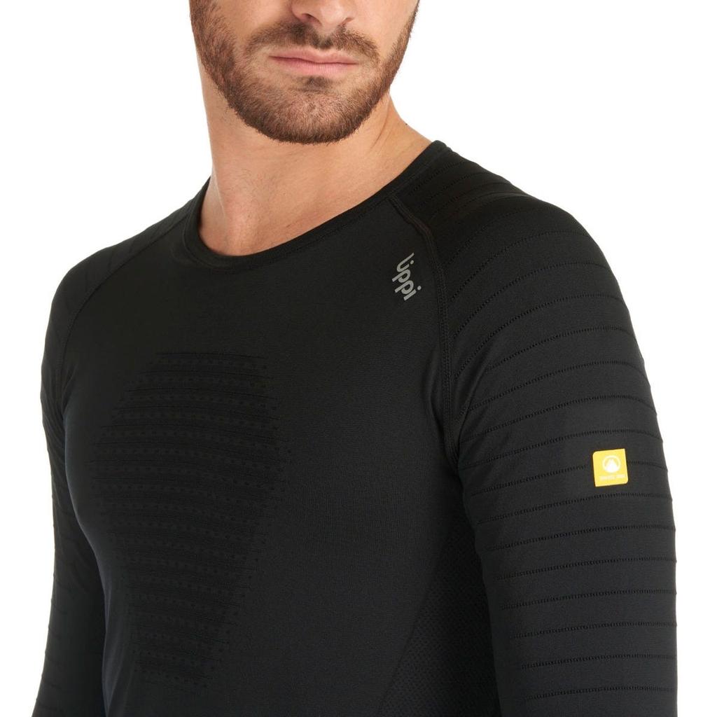 Miniatura Primera Capa Hombre Skintec 2000 Seamless Top I21 - Color: Negro