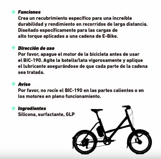 Miniatura Lubricante De La Cadena De La Bicicleta Electrónica - BIC-190P