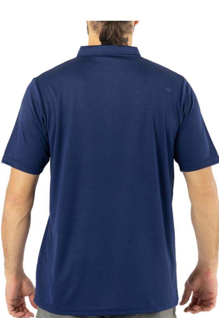 Polera Hombre Manga Corta Cooldry - Color: Azul