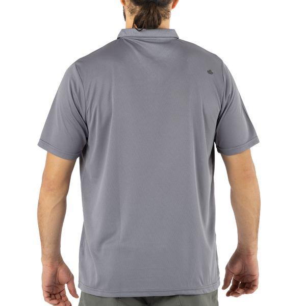 Miniatura Polera Hombre Manga Corta Cooldry - Color: Gris