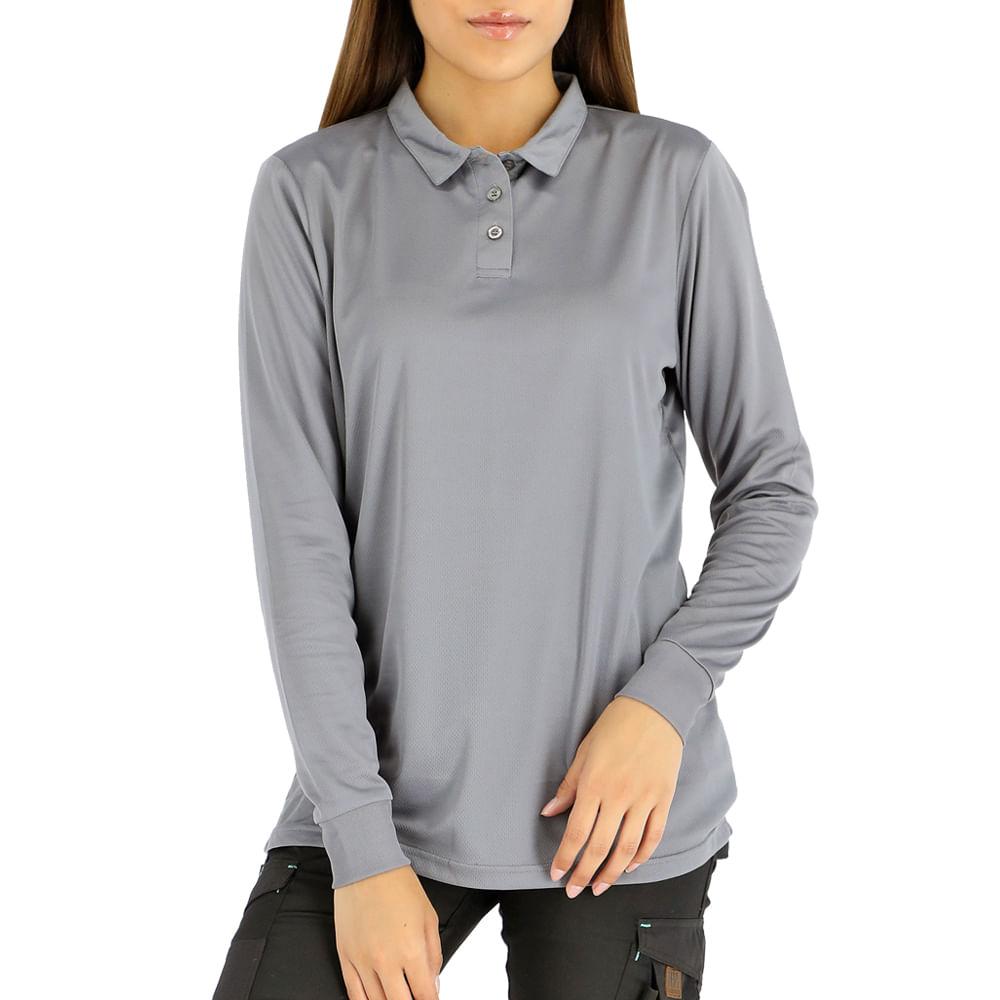 Miniatura Polera Mujer Manga Larga Cooldry